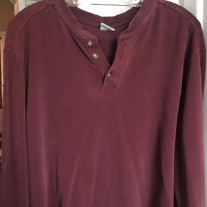 Carhartt button up pull over thermal shirt